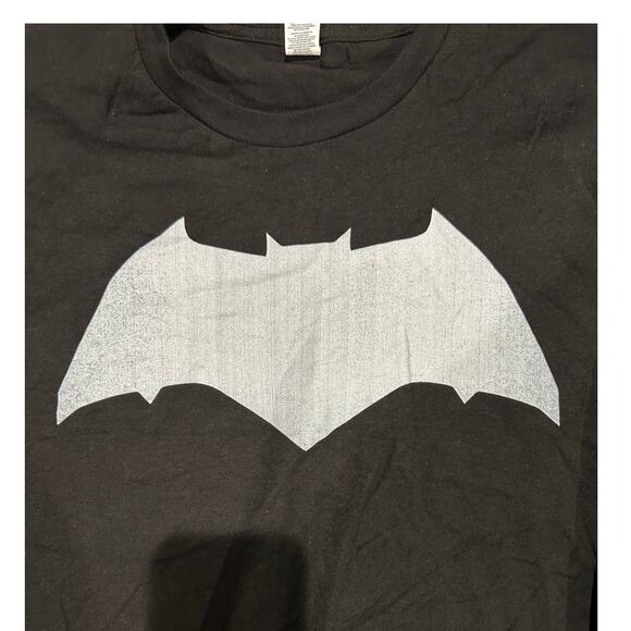 M & O Bat Black Graphic SS Tee Size L - Picture 1 of 7